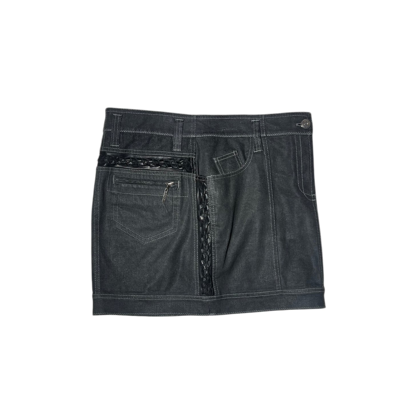 2006 F/W Christian Dior by John Galliano denim skirt