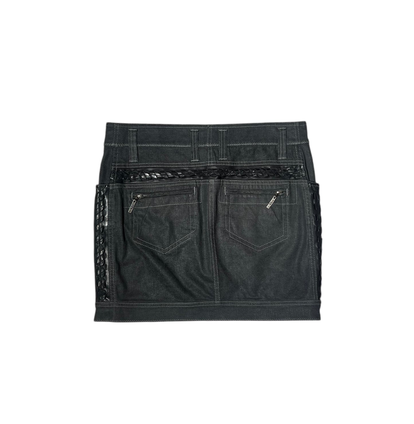 2006 F/W Christian Dior by John Galliano denim skirt
