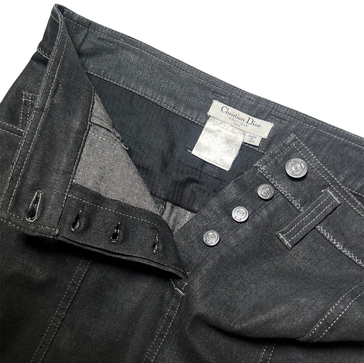 2006 F/W Christian Dior by John Galliano denim skirt