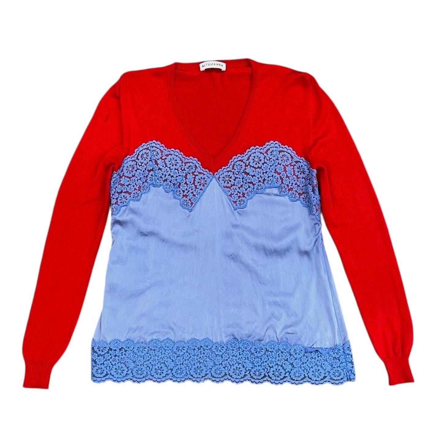 Altuzarra Wool/Satin Sweater