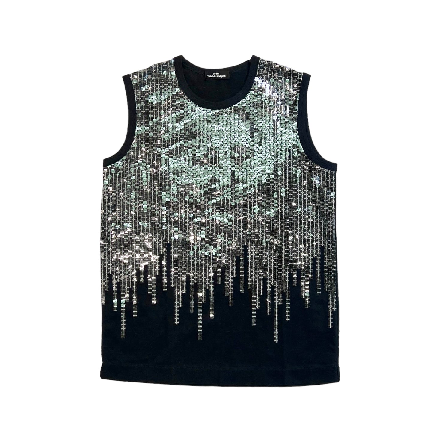 2004 Tricot COMME des GARÇONS sequin tank top