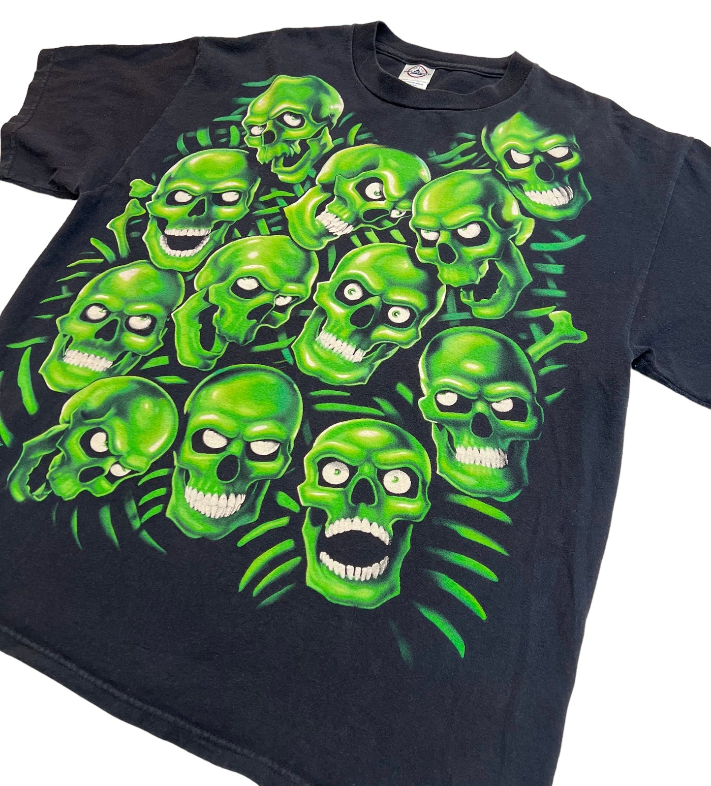 2001 Liquid Blue "Skull Pile" t-shirt