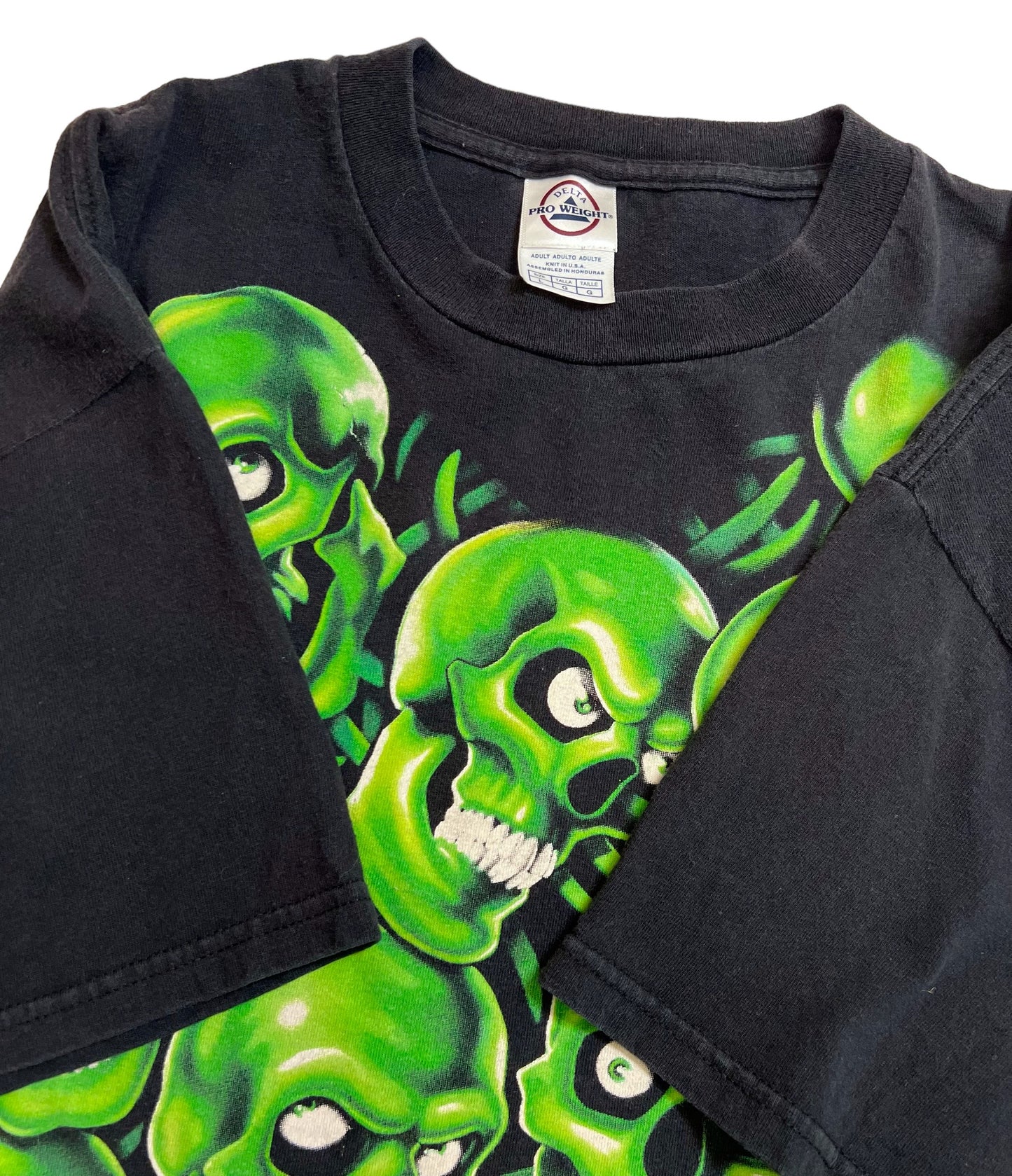 2001 Liquid Blue "Skull Pile" t-shirt