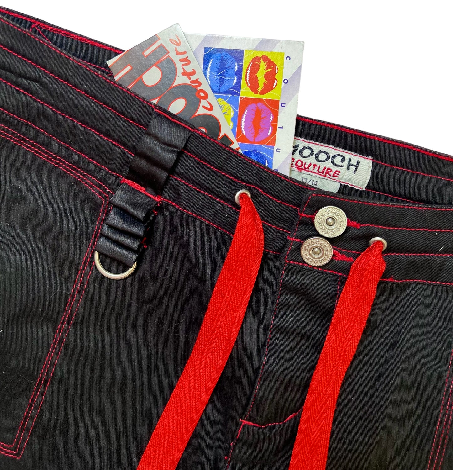 Deadstock 2000s Smooch Couture mini skirt