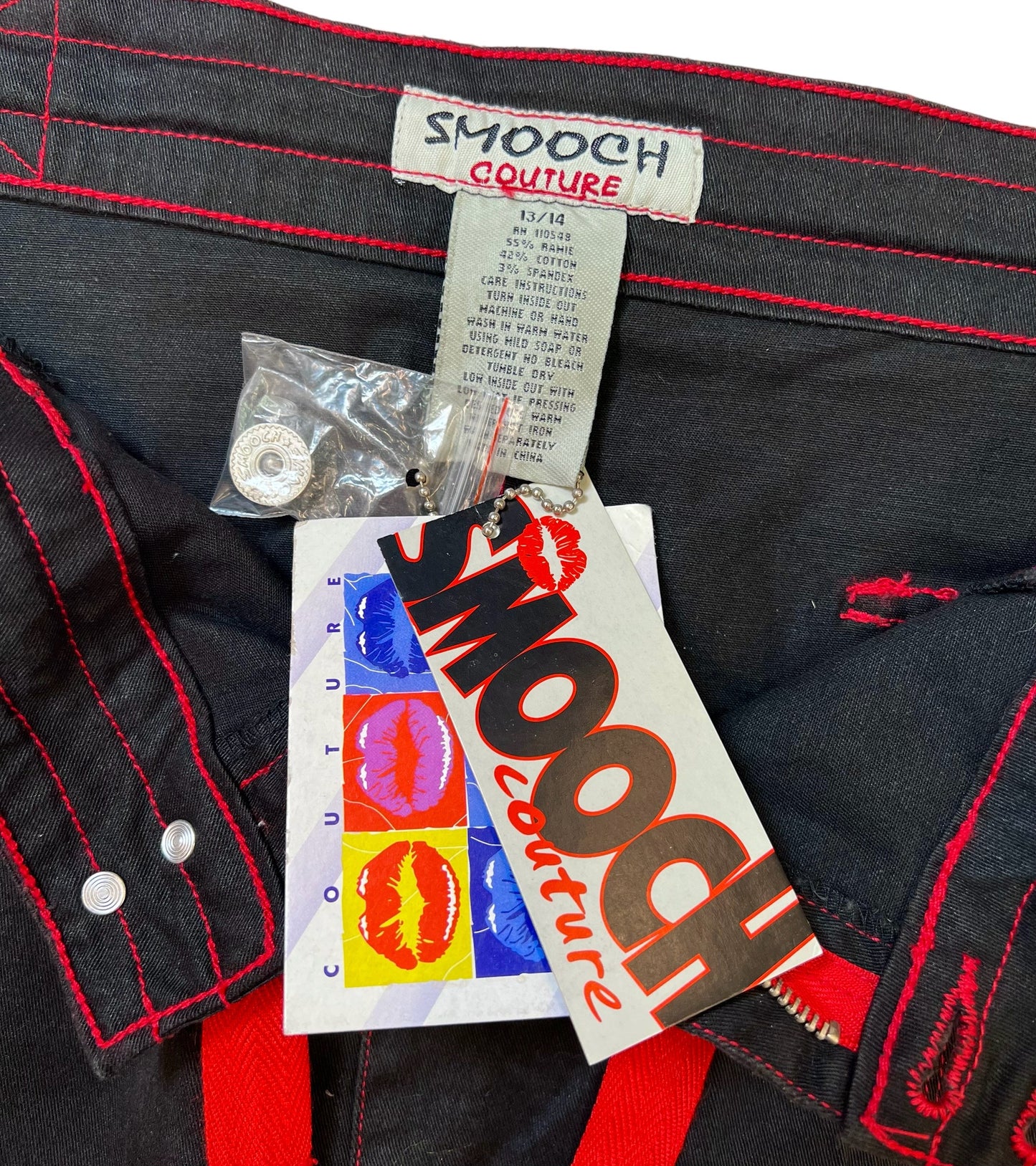 Deadstock 2000s Smooch Couture mini skirt