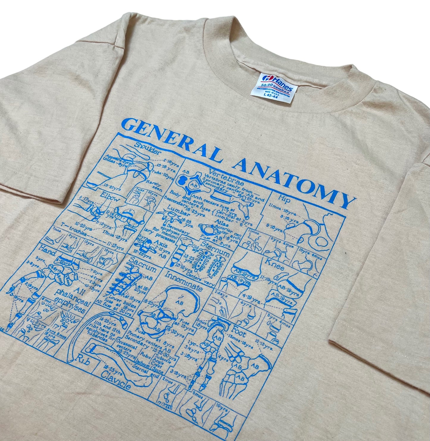 1980s General Anatomy Hanes t-shirt