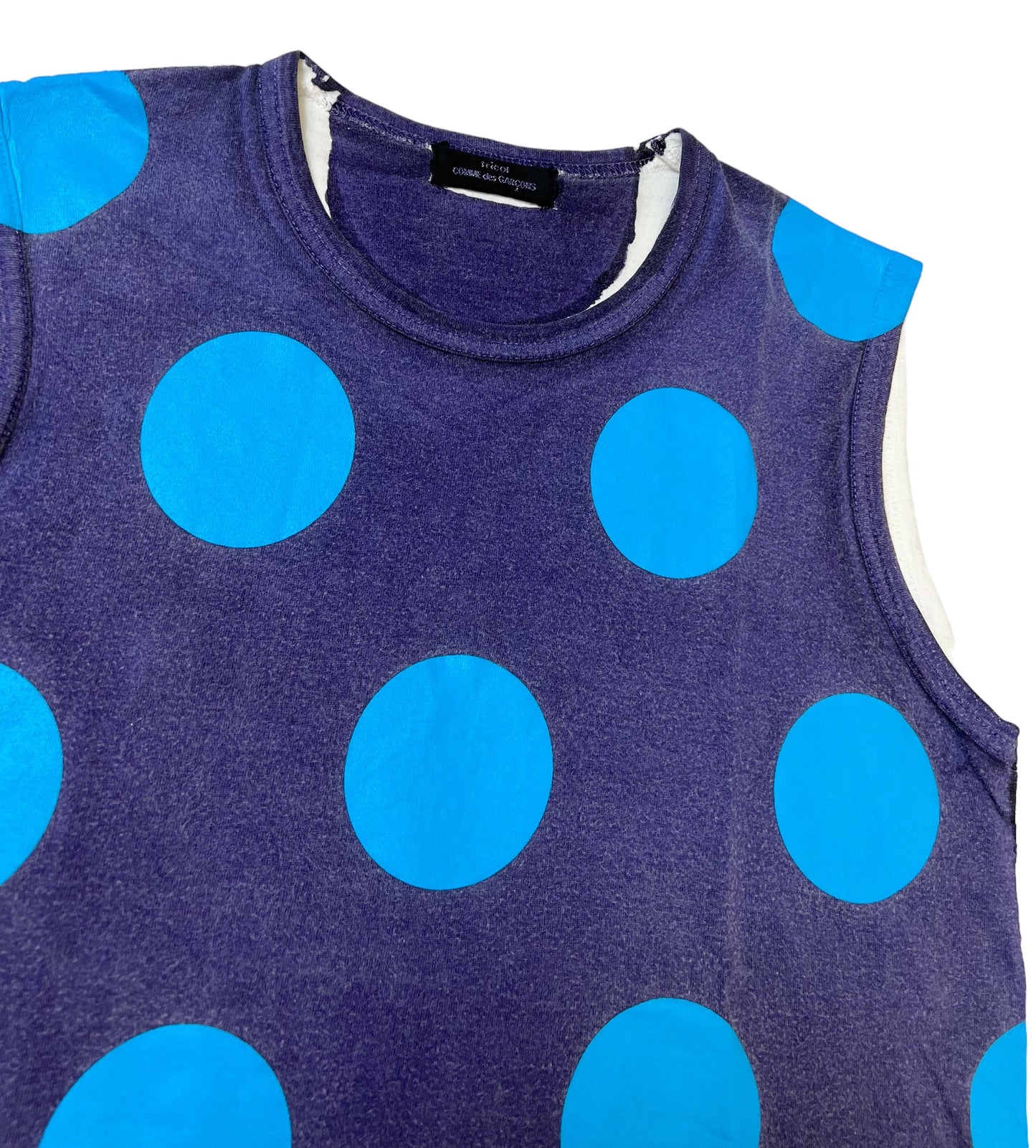 2003 Tricot COMME des GARÇONS polka dot tank top