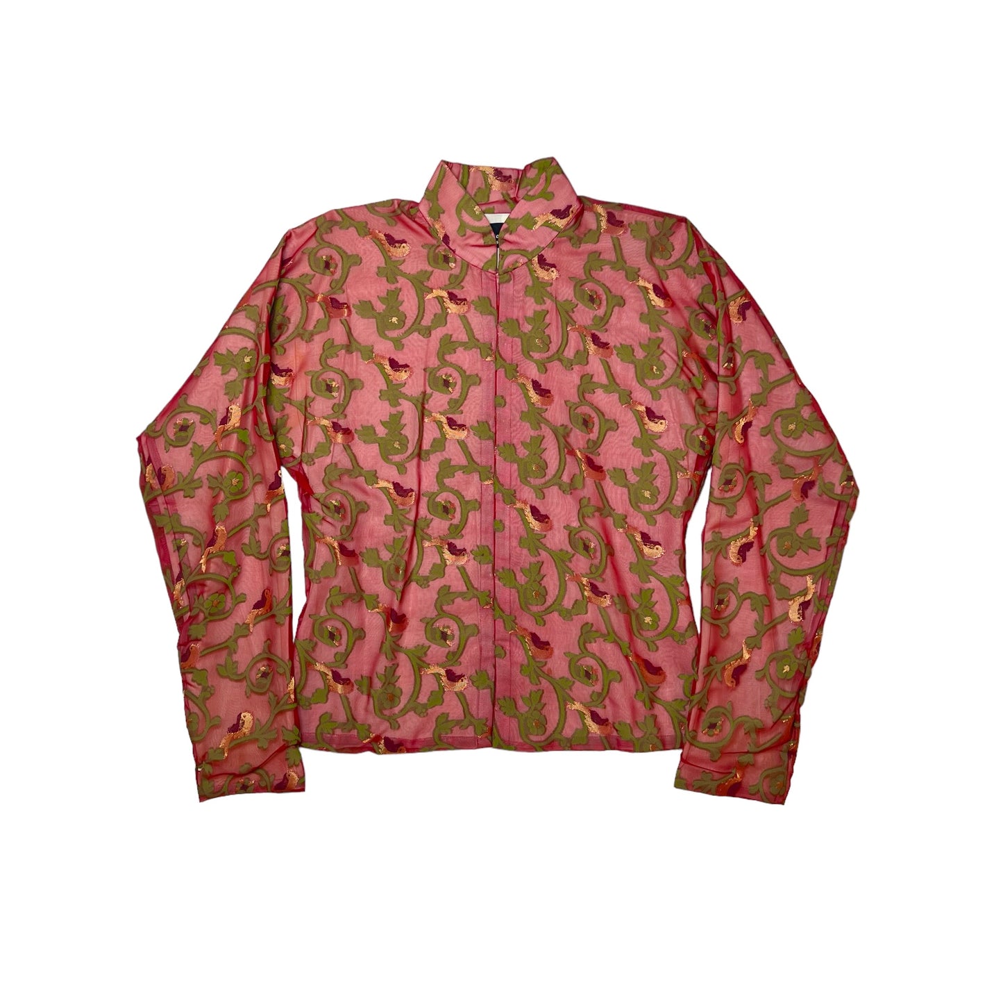 1997 Tricot COMME des GARÇONS embroidered sheer jacket