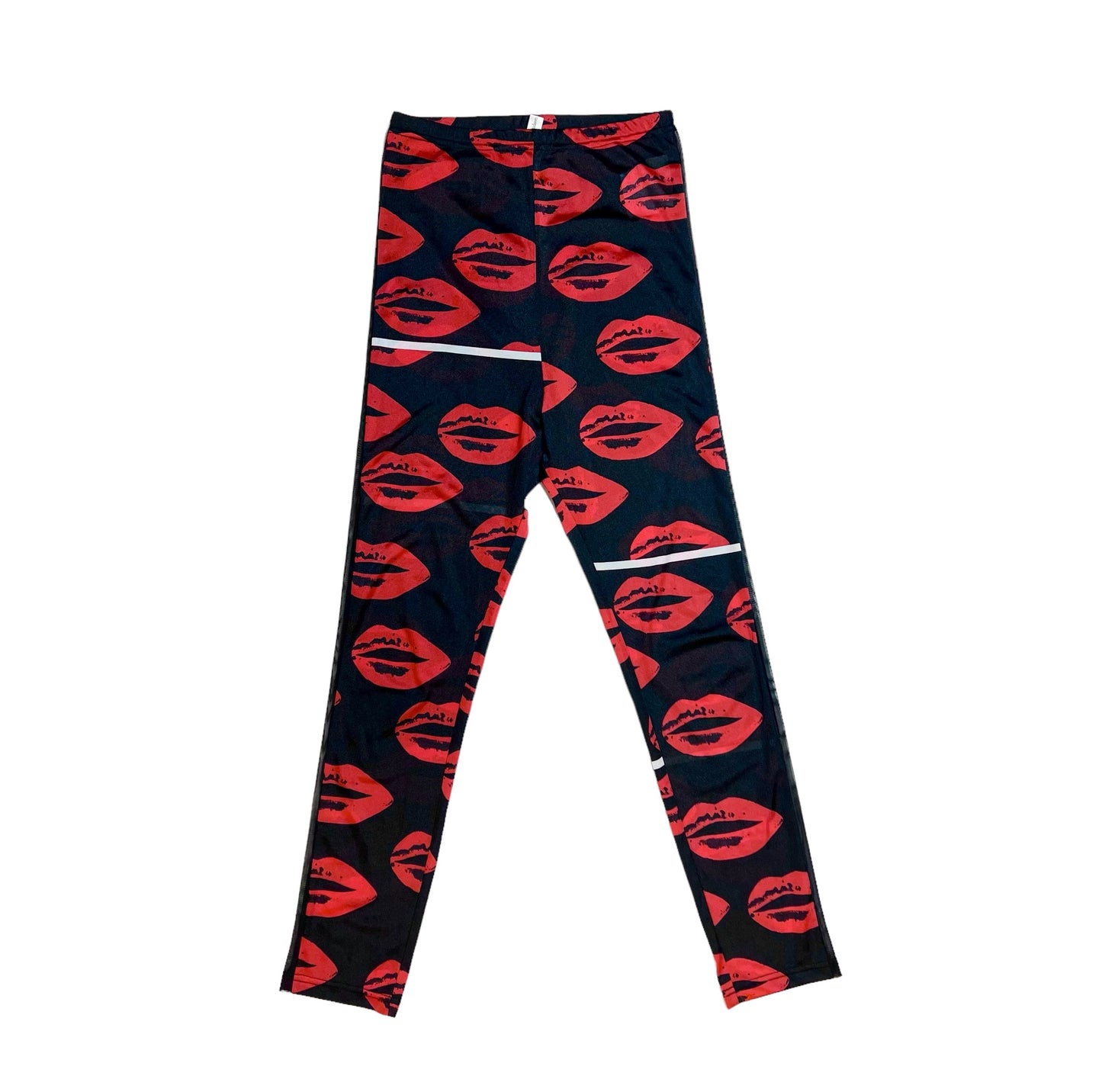 2008 COMME des GARÇONS lip AOP leggings