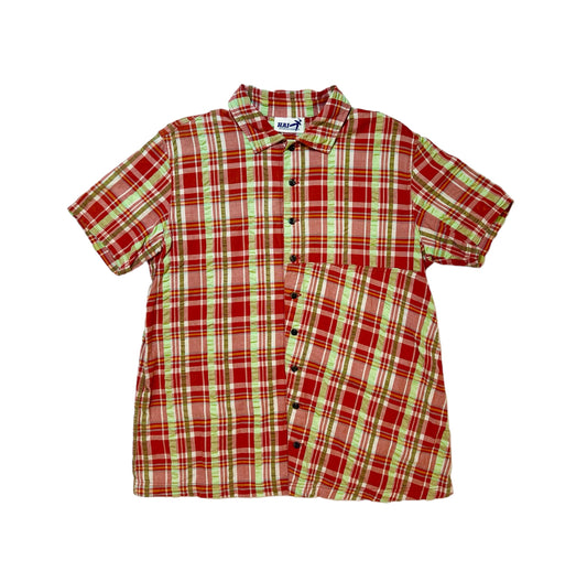 Vintage Hai Sporting Gear Issey Miyake seersucker s/s button up shirt