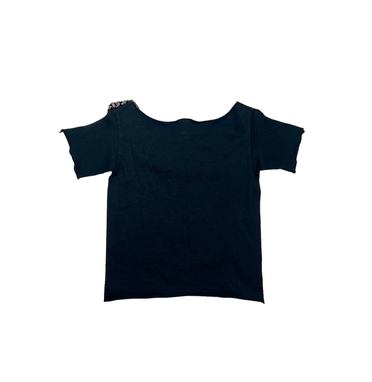 2000s Anna Sui scarf wrap t-shirt