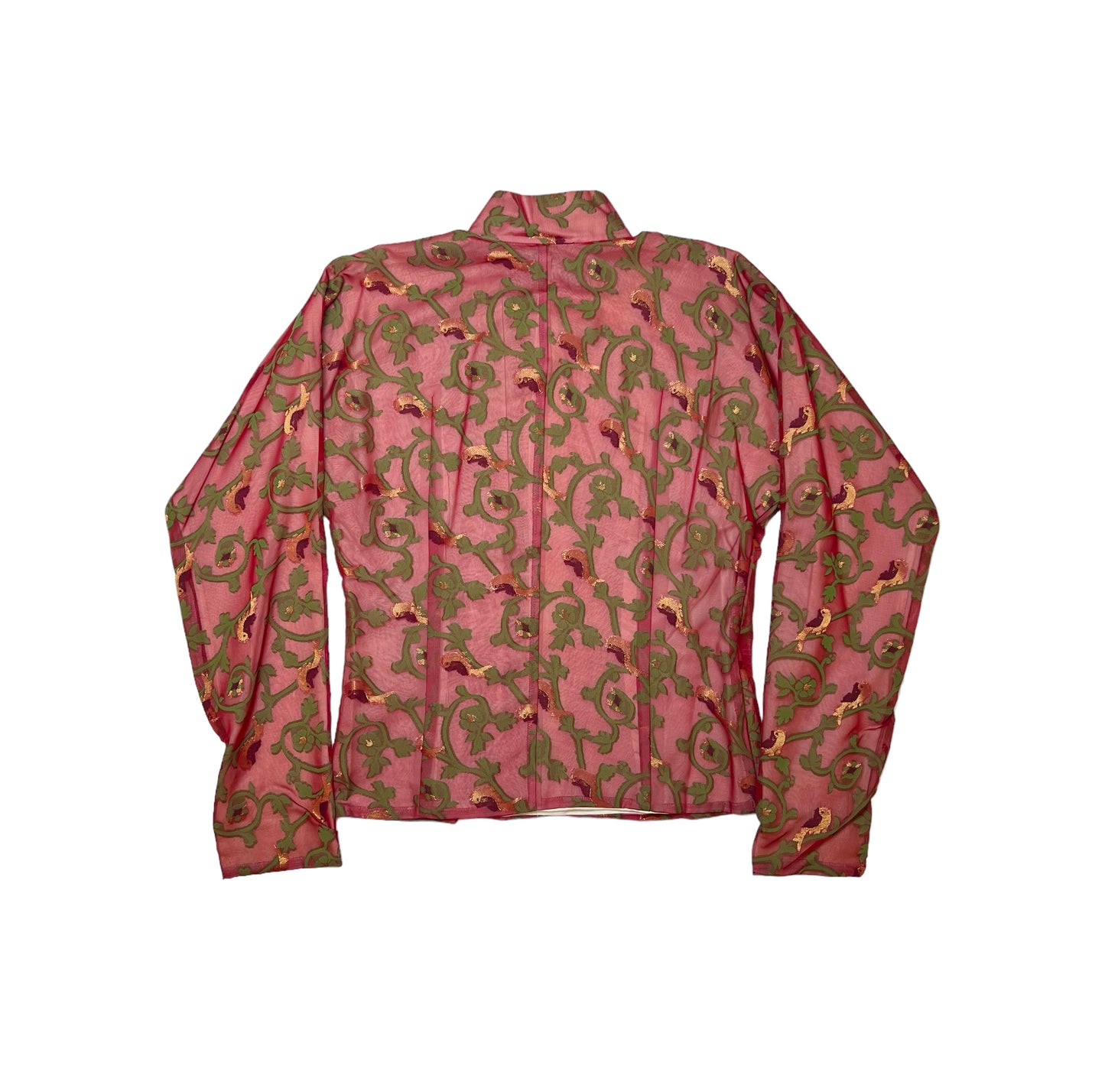 1997 Tricot COMME des GARÇONS embroidered sheer jacket