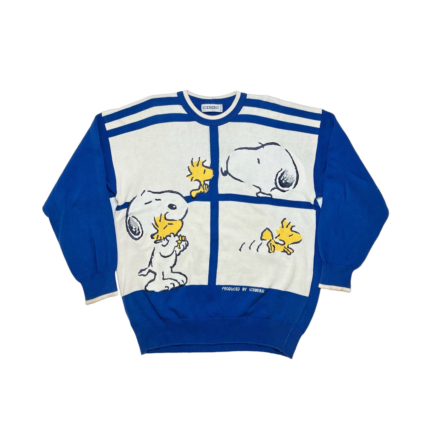 1990s Iceberg "Snoopy" Peanuts crewneck sweater