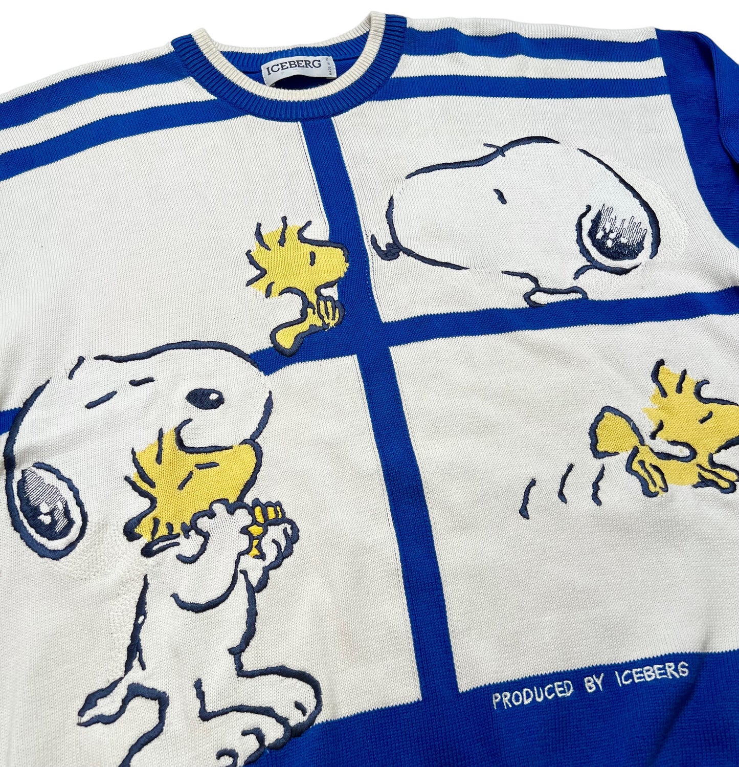 1990s Iceberg "Snoopy" Peanuts crewneck sweater
