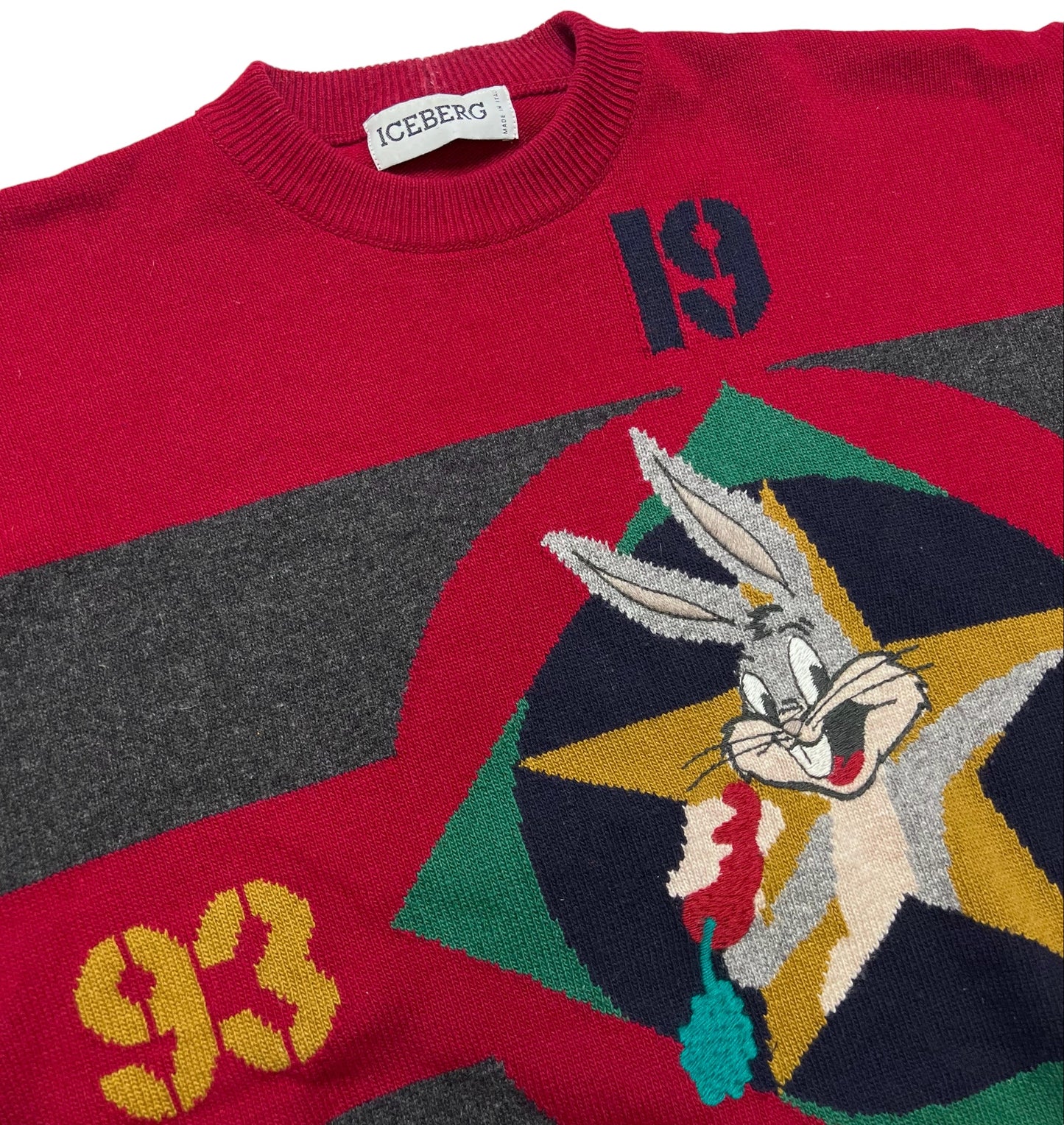 1994 Iceberg "Bugs Bunny" crewneck sweater