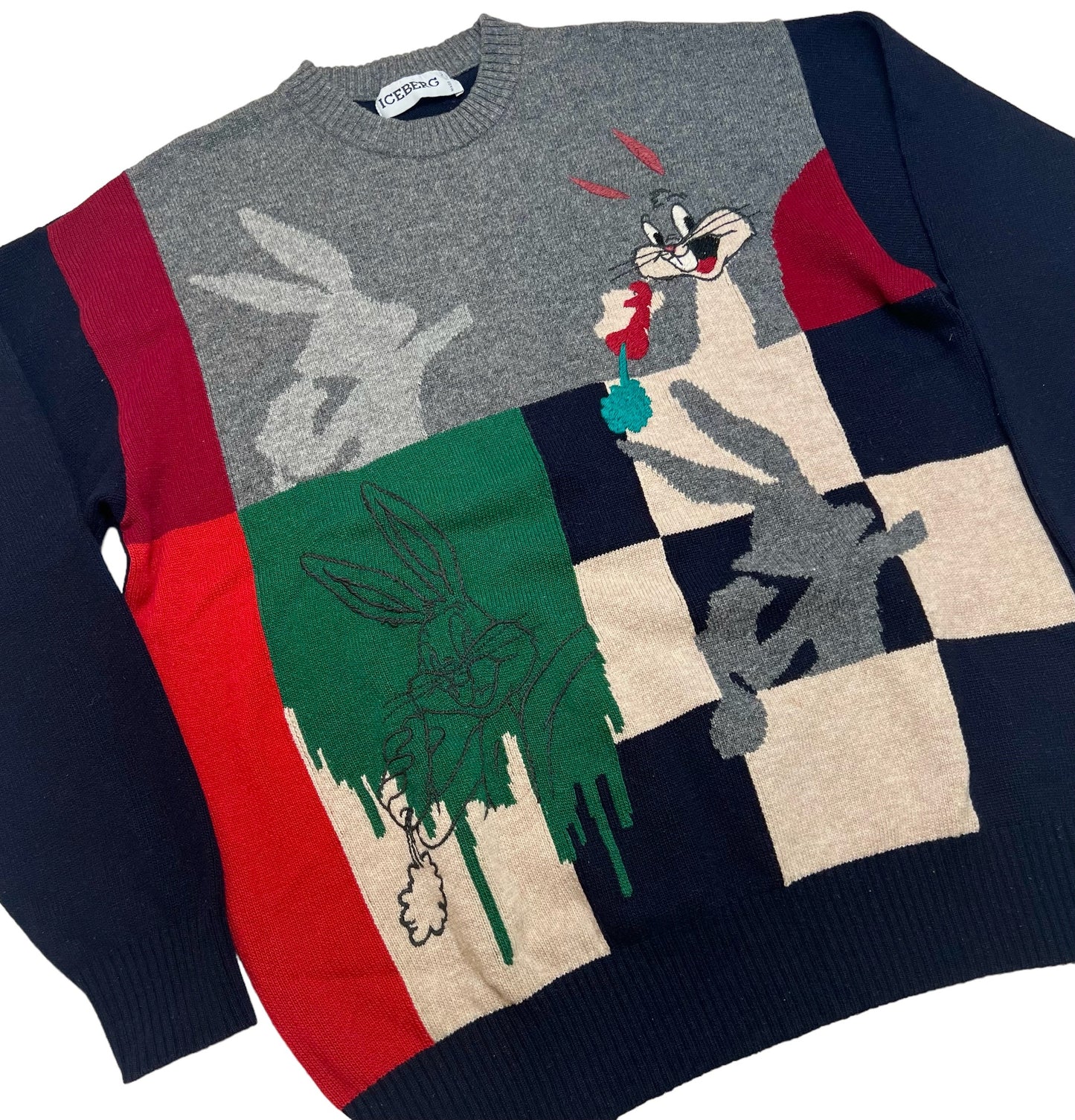 1993 Iceberg "Bugs Bunny" crewneck sweater
