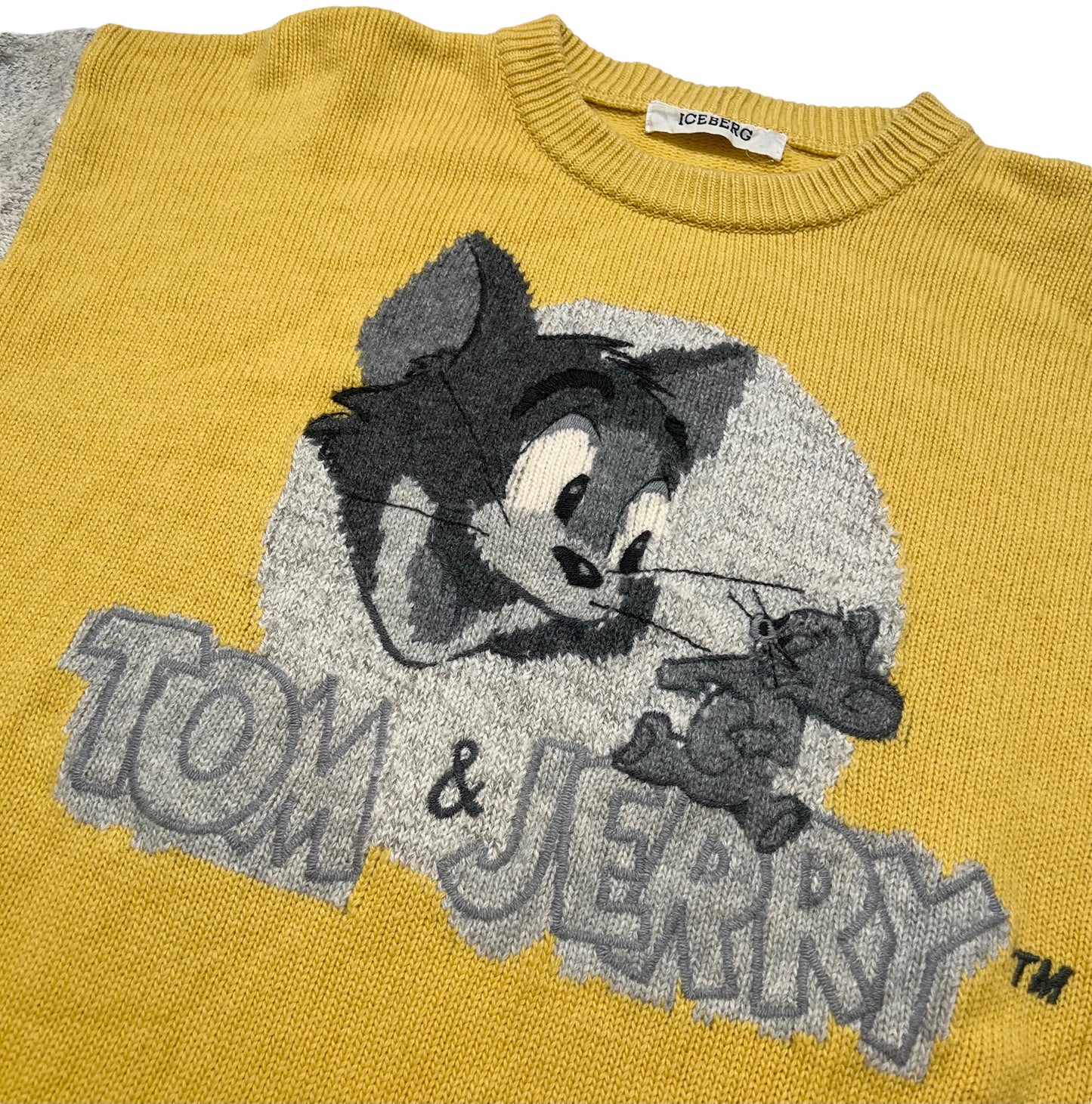 1995 Iceberg "Tom & Jerry" crewneck sweater
