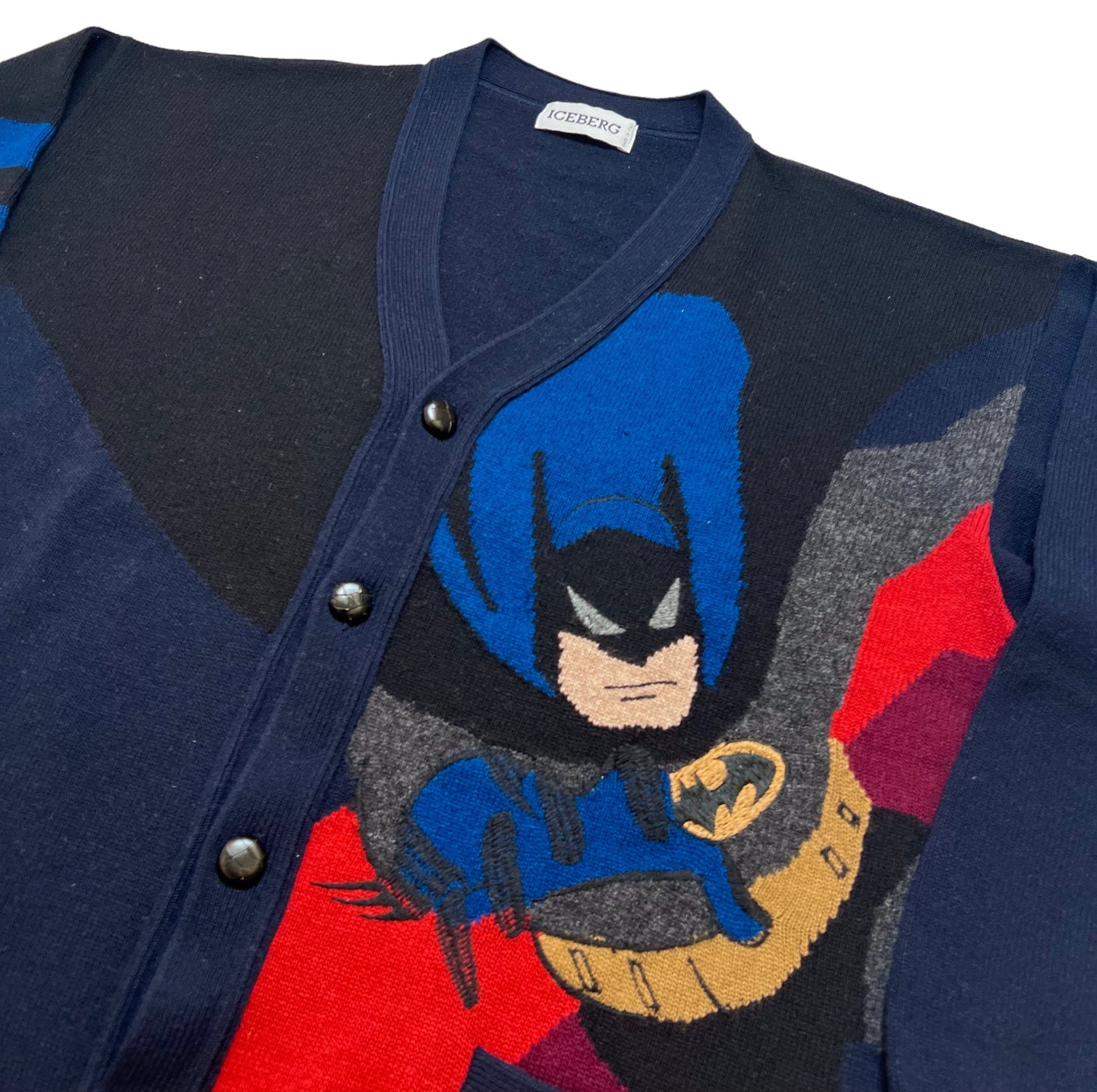 1994 Iceberg Batman cardigan sweater