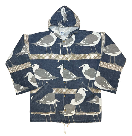1980s Michigan Rag Co. “Seagull” printed anorak jacket