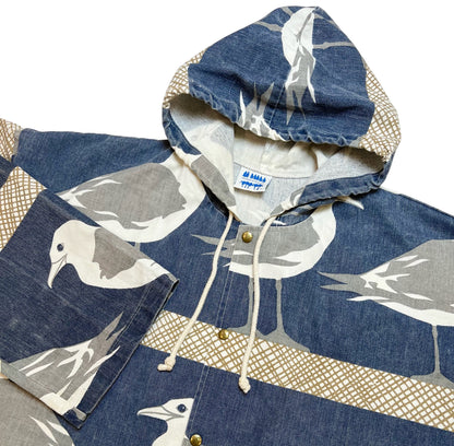 1980s Michigan Rag Co. “Seagull” printed anorak jacket