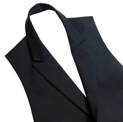2013 COMME des GARÇONS deconstructed backless halter vest