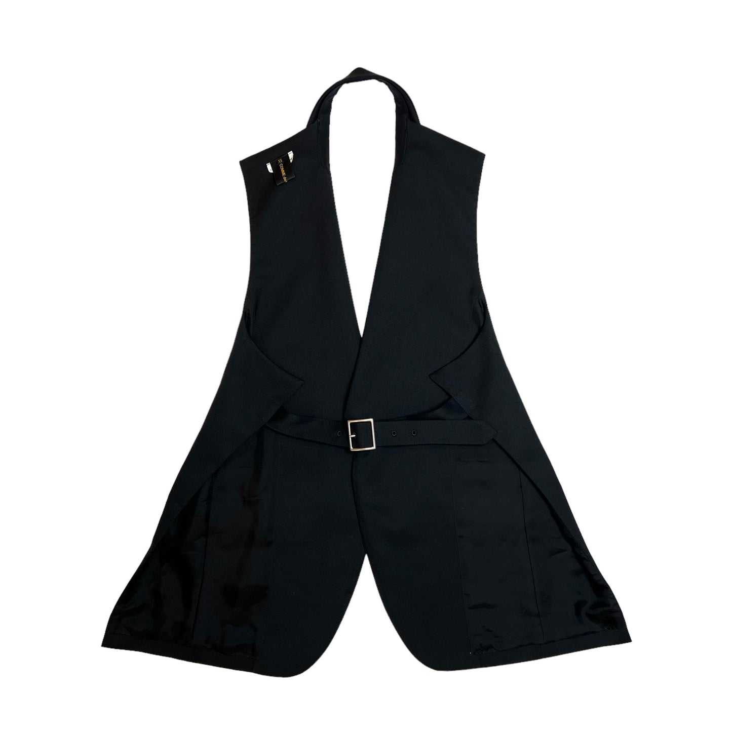 2013 COMME des GARÇONS deconstructed backless halter vest