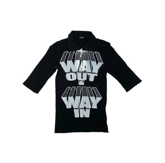 2004 Tricot COMME des GARÇONS "Way Out & Way In" knit shirt
