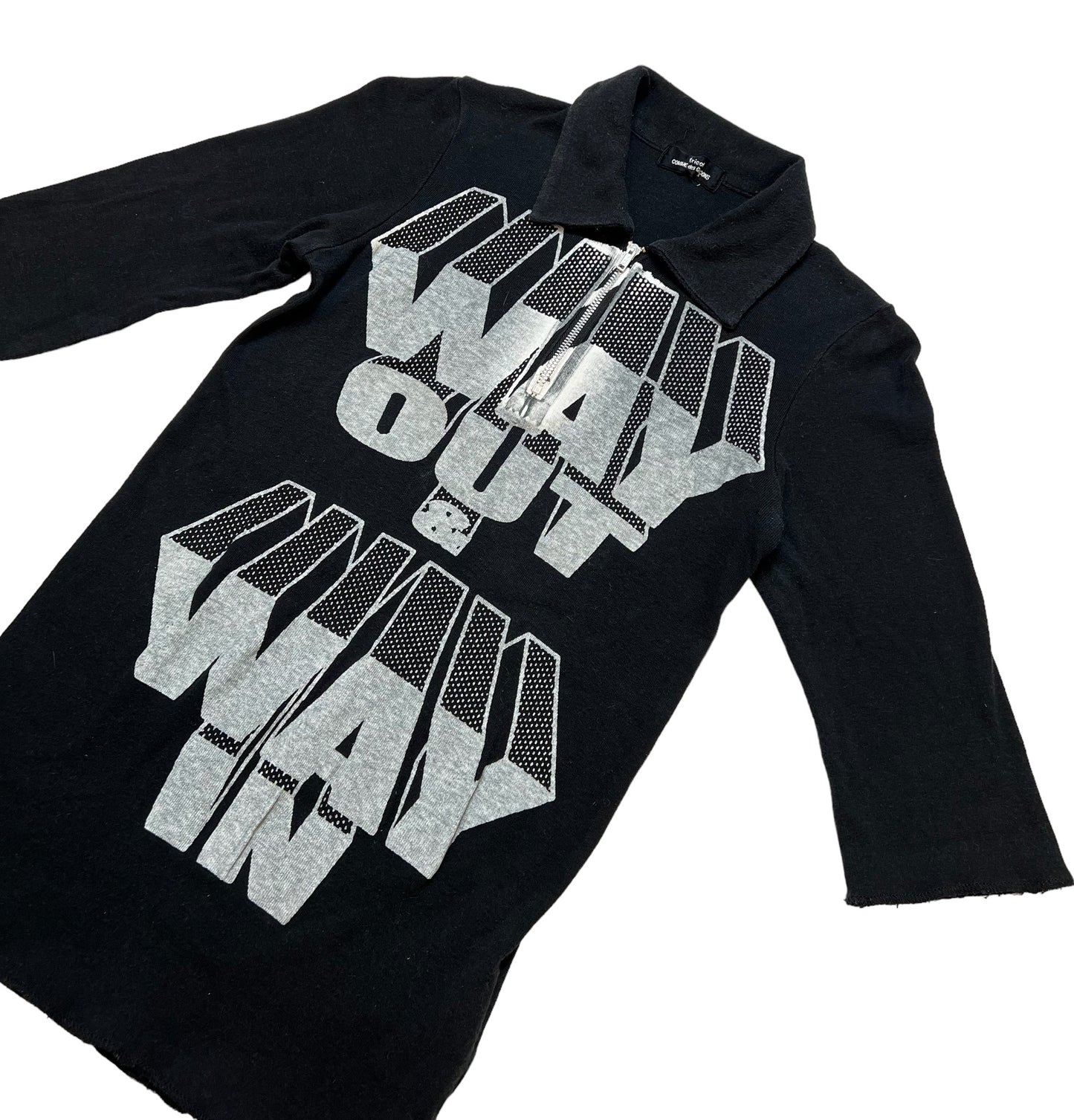 2004 Tricot COMME des GARÇONS "Way Out & Way In" knit shirt