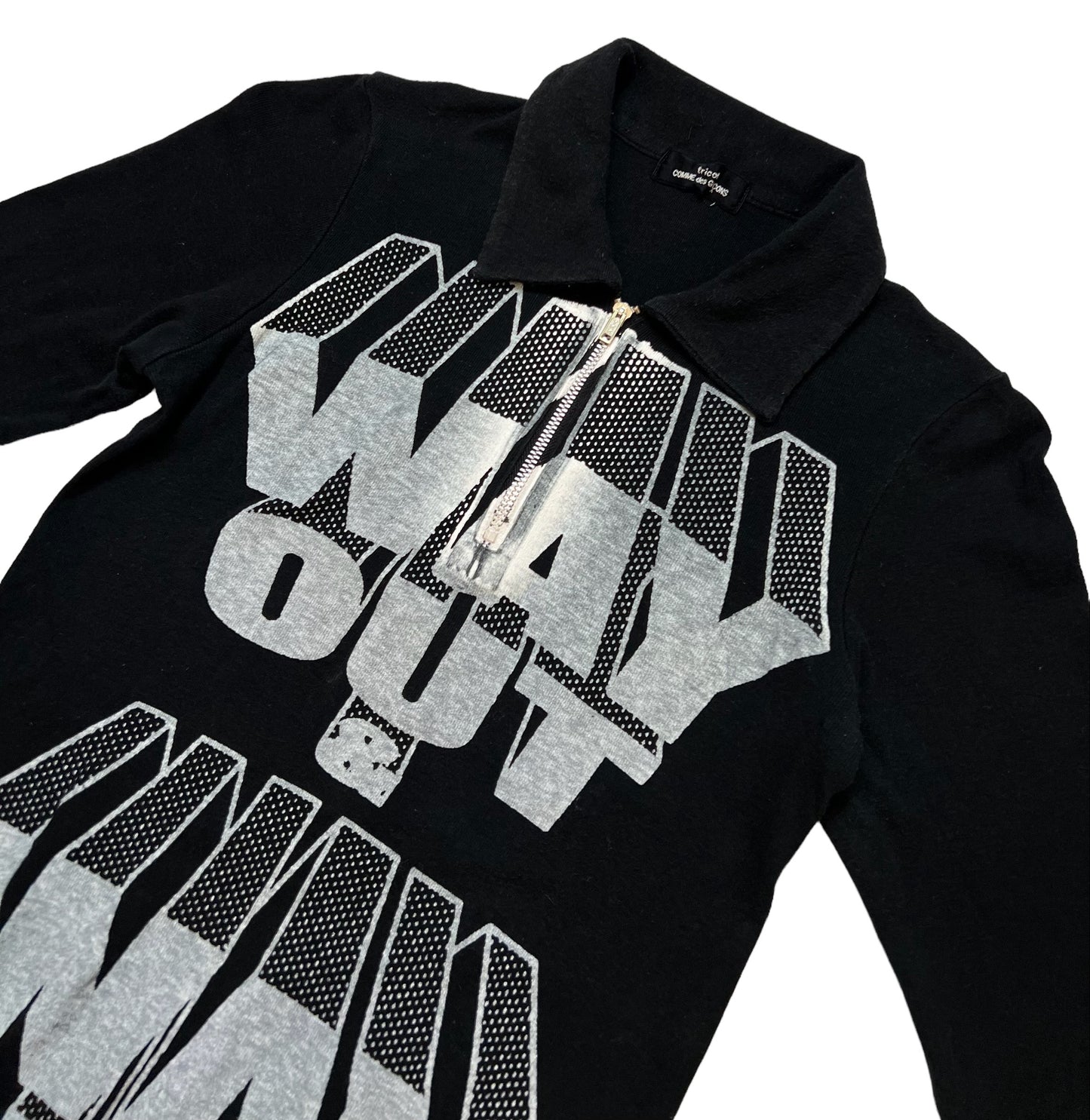 2004 Tricot COMME des GARÇONS "Way Out & Way In" knit shirt