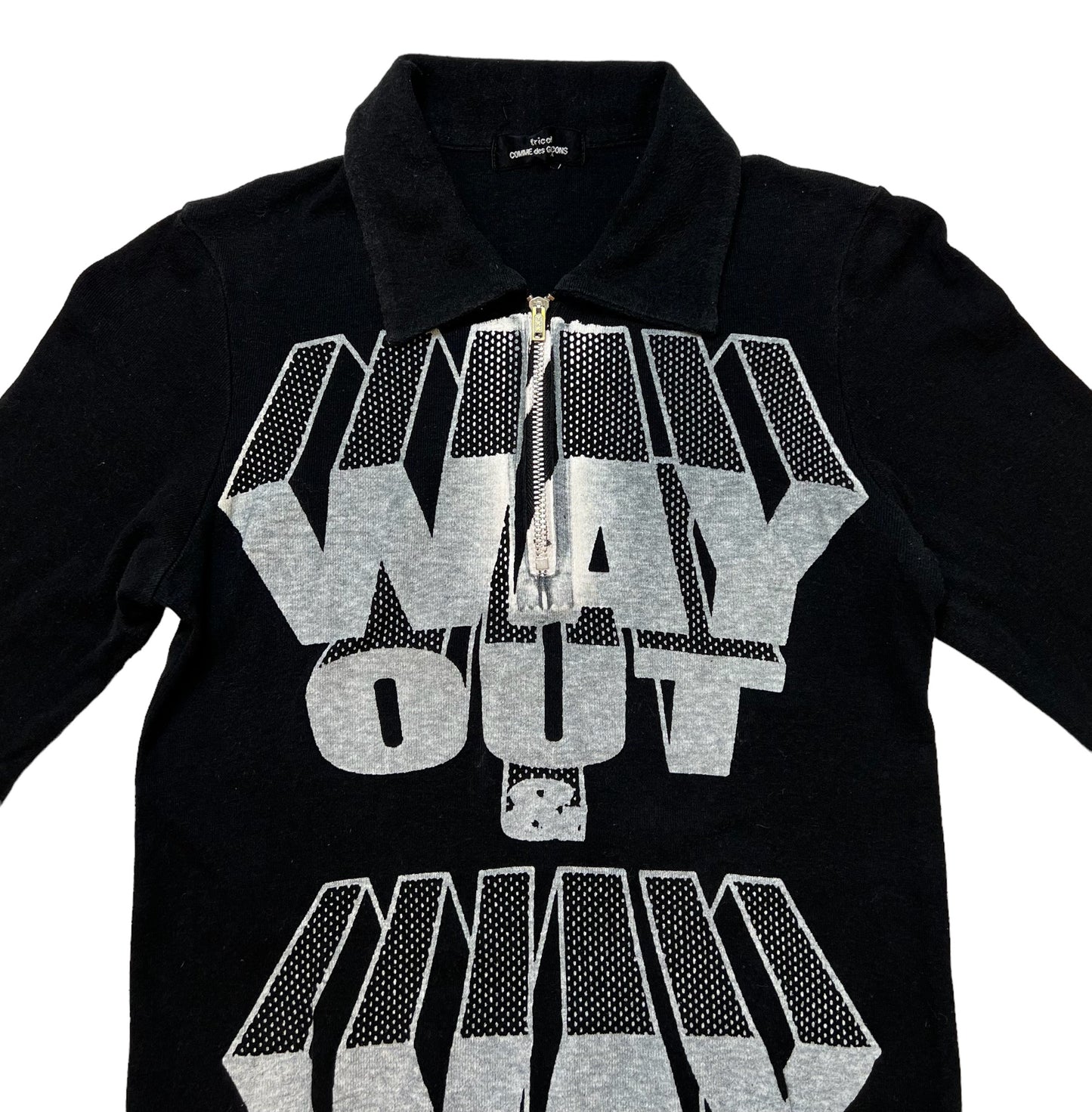 2004 Tricot COMME des GARÇONS "Way Out & Way In" knit shirt