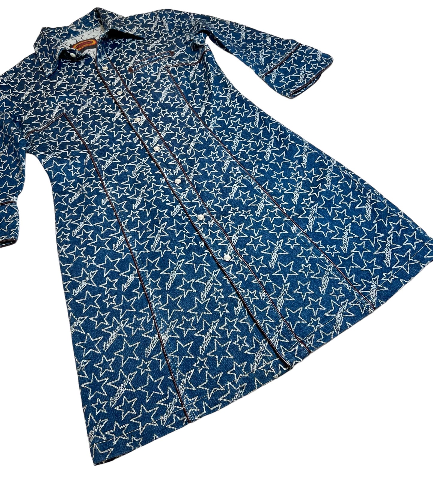 2000s Hysteric Glamour denim western shirt dress