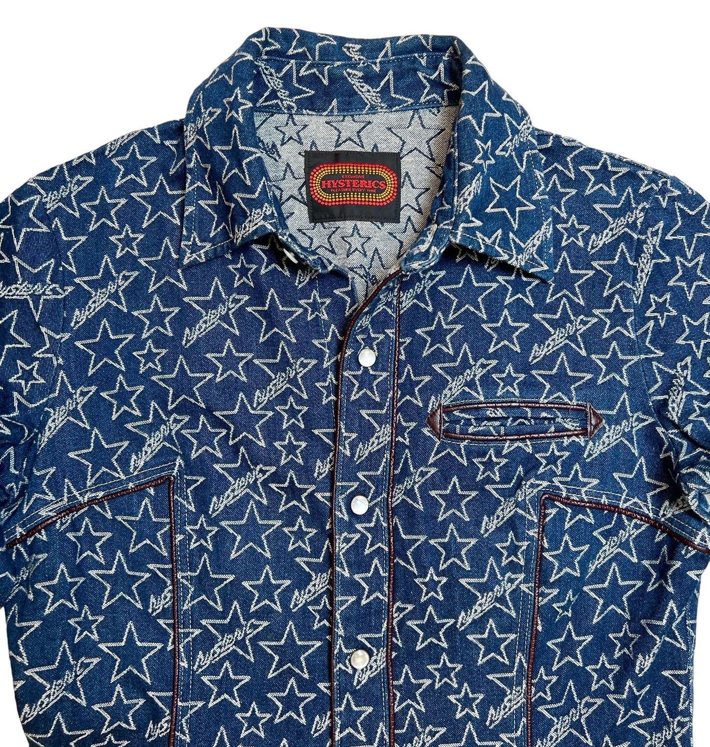 2000s Hysteric Glamour denim western shirt dress
