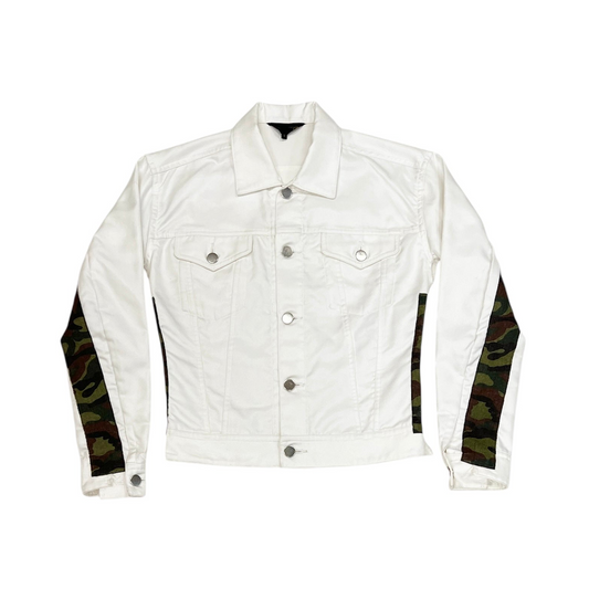 2001 SS COMME des GARÇONS Satin Twill Camo Tape Jacket