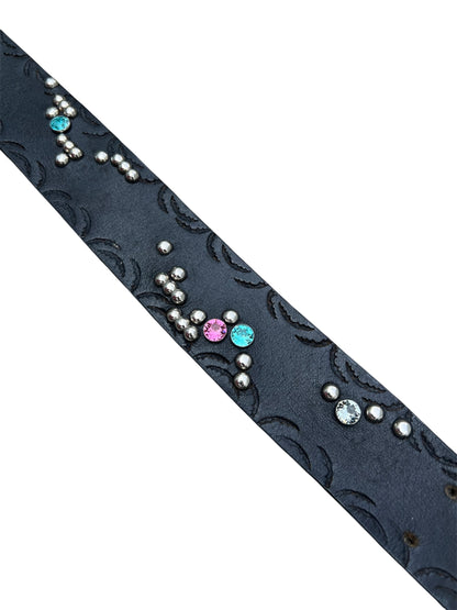 Monster Fan Club “Cluster”Handmade studded Belt