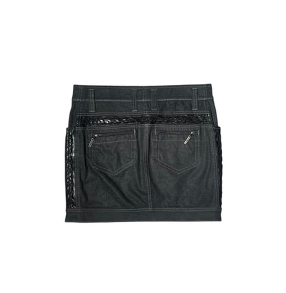 2006 F/W Christian Dior by John Galliano denim skirt