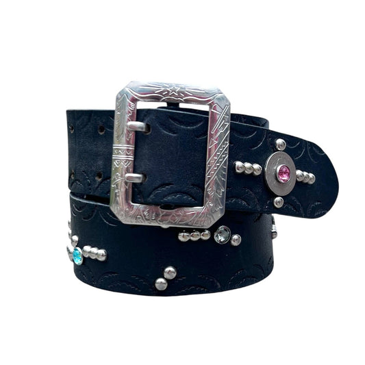 Monster Fan Club “Cluster”Handmade studded Belt
