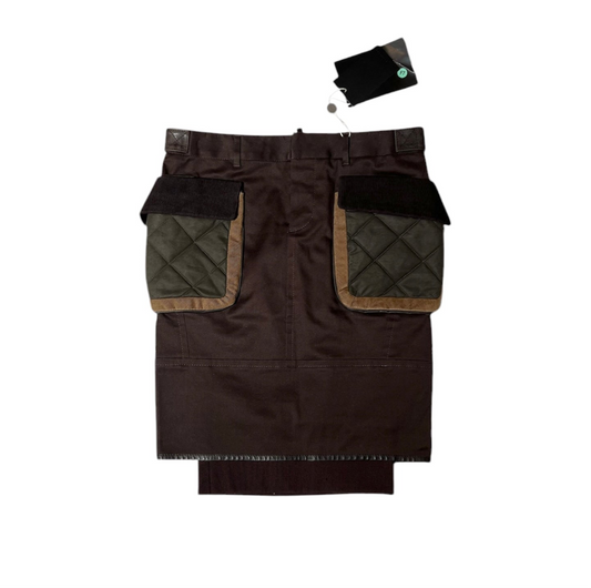 Deadstock 2012 Dsquared2 cotton skirt