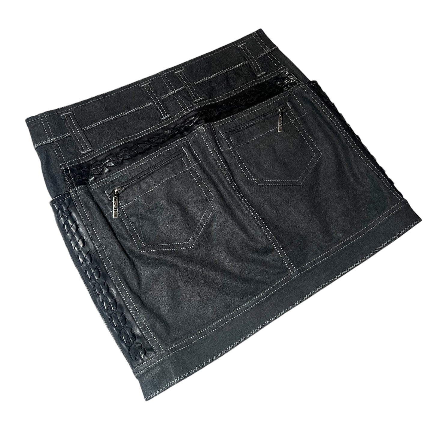 2006 F/W Christian Dior by John Galliano denim skirt