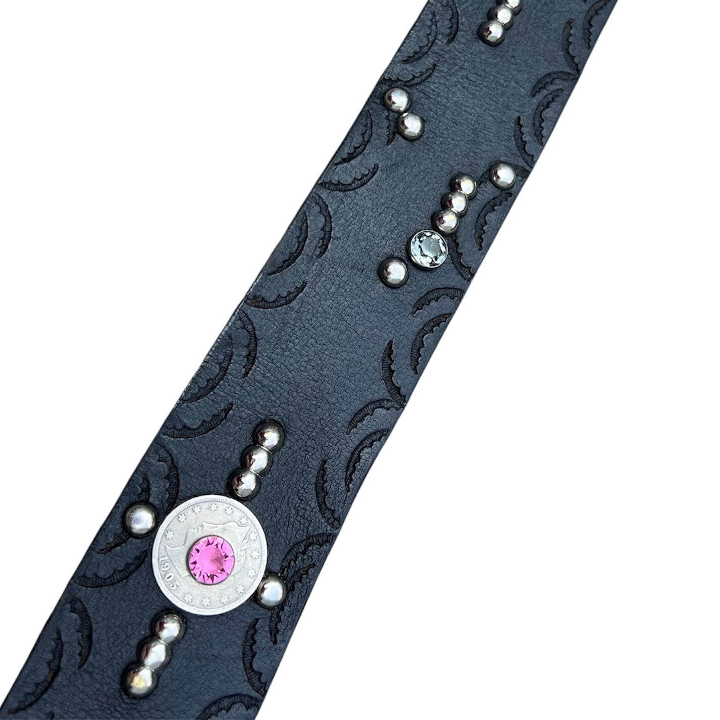 Monster Fan Club “Cluster”Handmade studded Belt