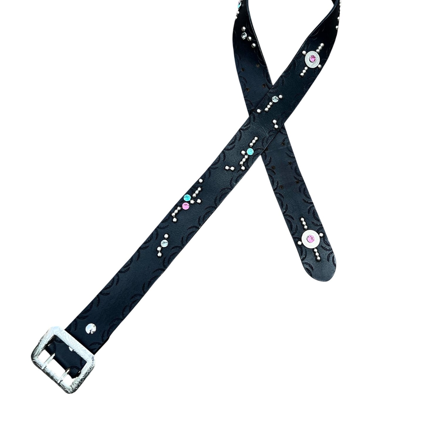 Monster Fan Club “Cluster”Handmade studded Belt