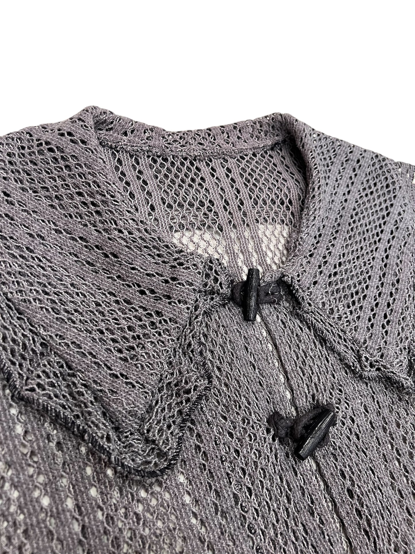 1990s Crochet Knit Cardigan