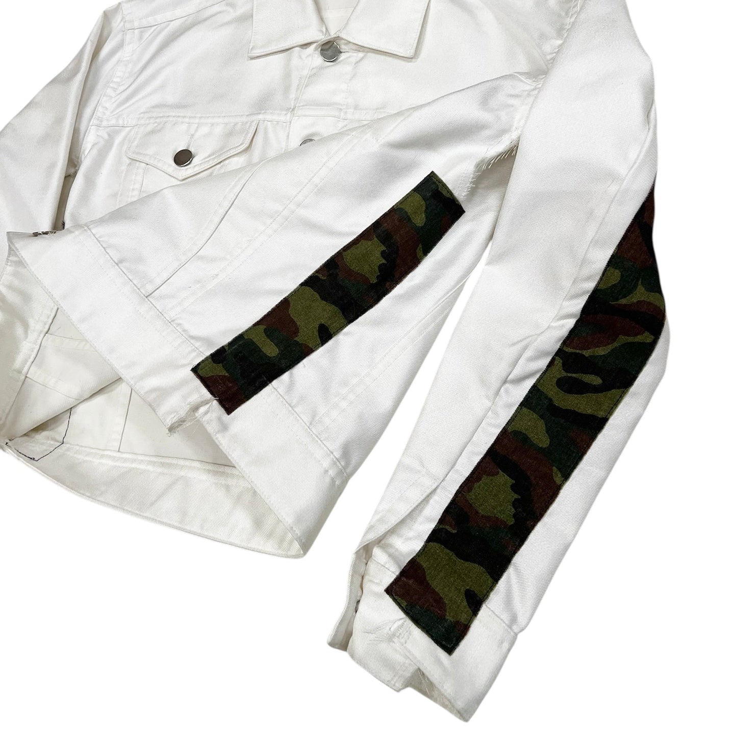 2001 SS COMME des GARÇONS Satin Twill Camo Tape Jacket