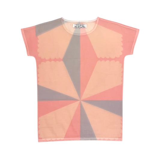 Early 2000s Yoshiki Hishinuma Crepe Sheer Top