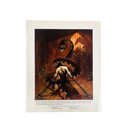 1975 The Fantastic Art of Frank Frazetta illustration book