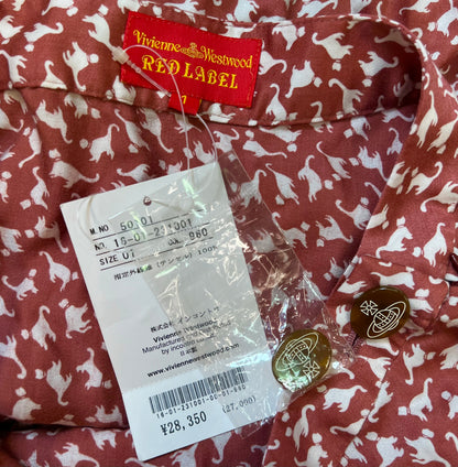 Deadstock Vivienne Westwood Red Label asymmetrical cat skirt