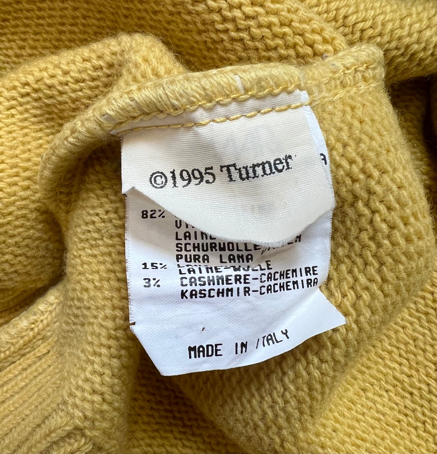 1995 Iceberg "Tom & Jerry" crewneck sweater