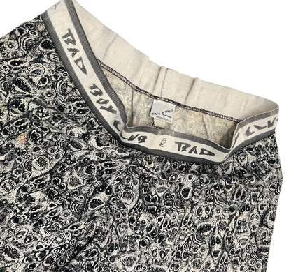 1980s Life's A Beach Surf Gear skull shorts