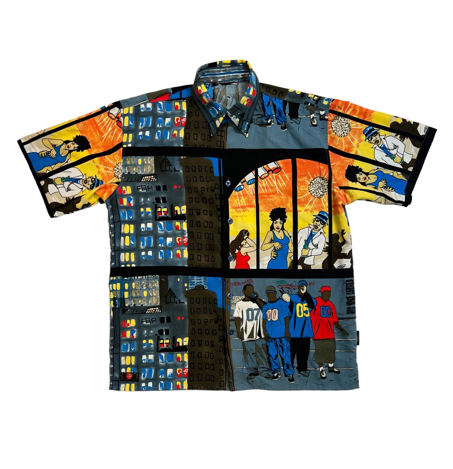 2000s Sword Street Wear S/S Button Up Shirt