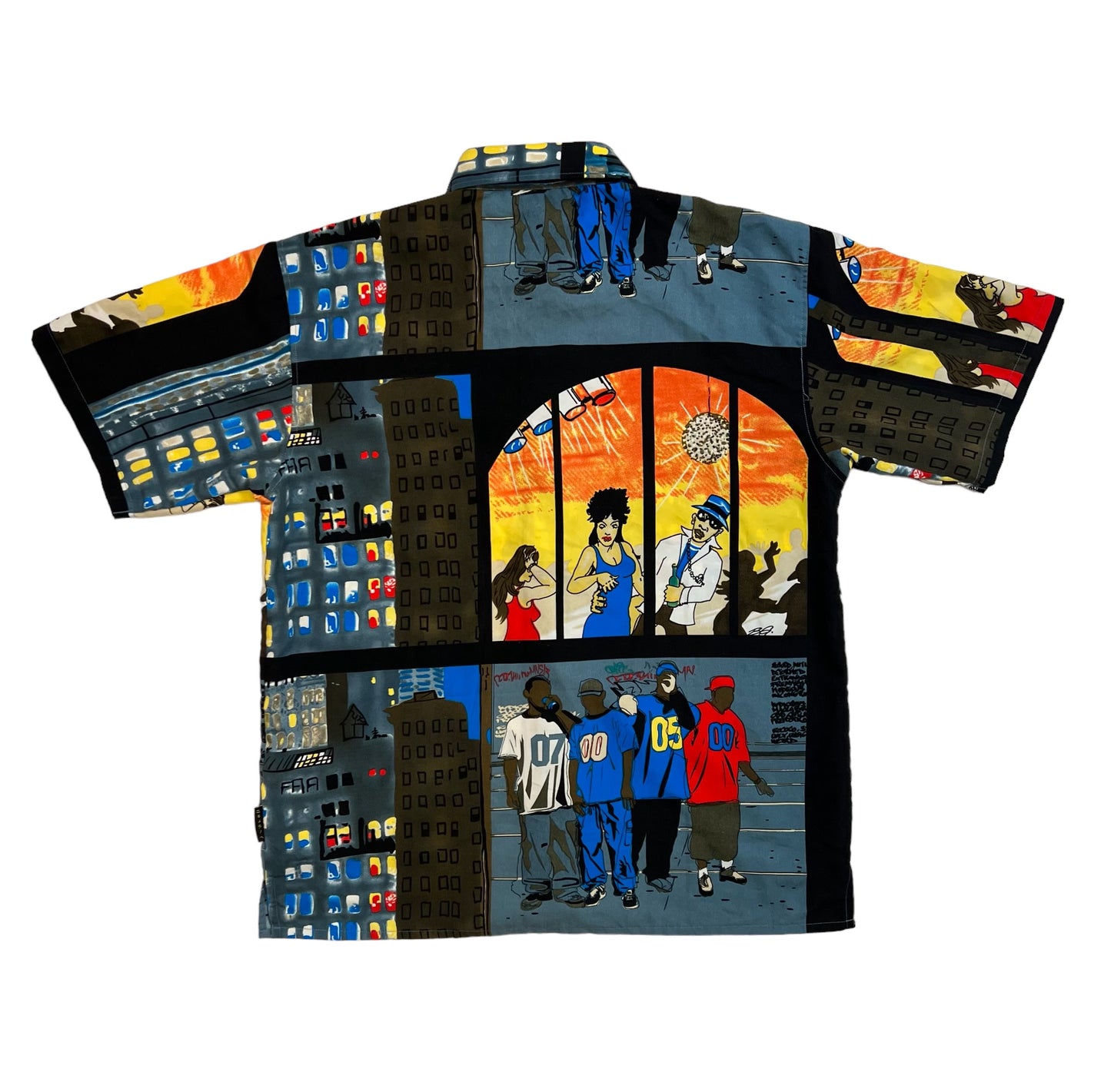 2000s Sword Street Wear S/S Button Up Shirt