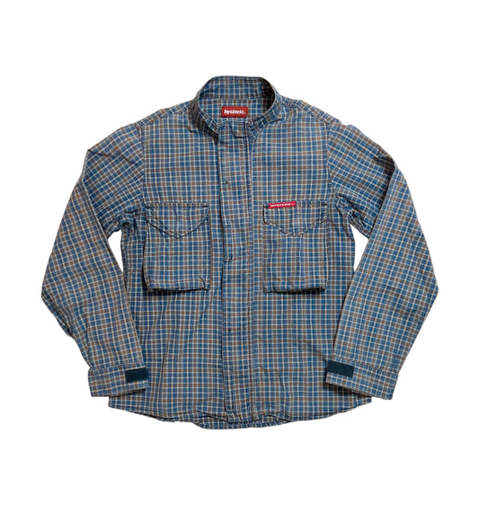 2000s Hysteric Glamor military style plaid jacket